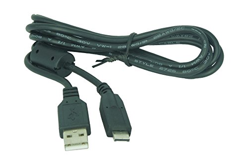 USB Kabel für Panasonic Digitalkameras, kompatibel mit Lumix DMC-: FT1, FT2, FX60, FX65, FX550, FX580, FZ38, GH1, TS1, TS2, TZ6, TZ7, TZ10, TZ65, ZS1, ZS3 und weitere (Siehe Beschreibung) von mr!tech