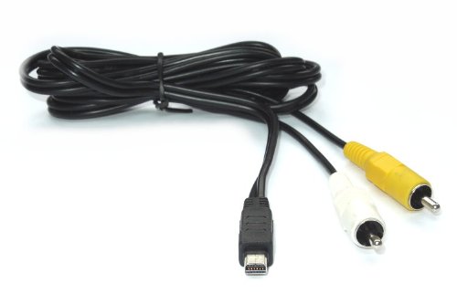 mr!tech® Audio/Video AV Kabel kompatibel mit Fuji PZ05201-100 für Fujifilm FinePix A205, E500, F401, M603, Q1, Z1 und viele weitere Fuji Digitalkameras - Siehe Kompatibilitätsliste! von mr!tech