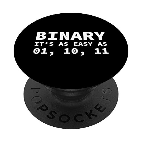Binär Computer Binärcode Nerd Software Entwickler PopSockets mit austauschbarem PopGrip Binär Computer Binärcode Nerd Software Entwickler PopSockets mit austauschbarem PopGrip von mr.digitalbeat