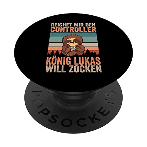 Reichet Mir Den Controller König Lukas Will Zocken Gamer PopSockets mit austauschbarem PopGrip von mr.digitalbeat