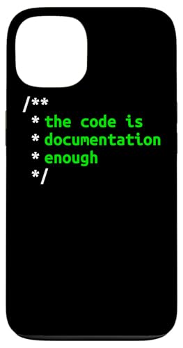The Code Is Documentation Enough Software Entwickler Hülle für iPhone 13 von mr.digitalbeat