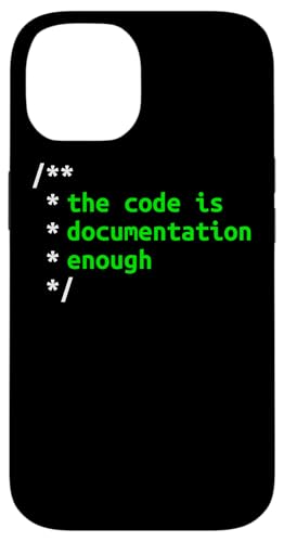 The Code Is Documentation Enough Software Entwickler Hülle für iPhone 14 The Code Is Documentation Enough Software Entwickler Hülle für iPhone 14 von mr.digitalbeat