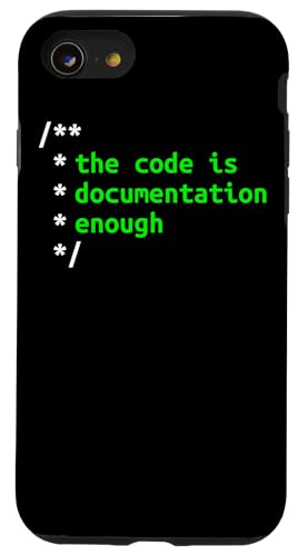The Code Is Documentation Enough Software Entwickler Hülle für iPhone SE (2020) / 7 / 8 von mr.digitalbeat