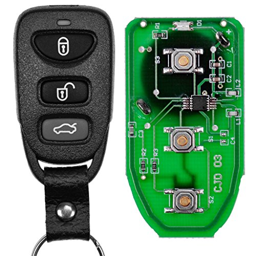 Auto Schlüssel Funk Fernbedienung 1x Funk Gehäuse + 1x 434 MHz Sender Sendeeinheit + 1x Batterie für Hyundai Sonata KIA Sorento Magentis von mt-key