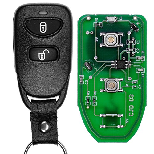 Auto Schlüssel Funk Fernbedienung 1x Funk Gehäuse + 1x 434 MHz Sender Sendeeinheit + 1x Batterie für KIA von mt-key