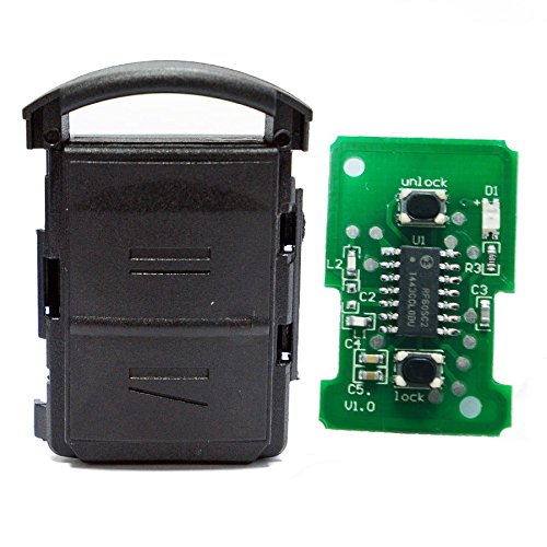 Auto Schlüssel Funk Fernbedienung 1x Gehäuse + 1x 434 MHz Sender Sendeeinheit + 1x Batterie kompatibel mit Opel von mt key