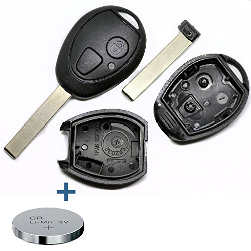 Auto Schlüssel Funk Fernbedienung 1x Gehäuse + 1x Rohling + 1x CR2032 Batterie für Mini Auto Schlüssel Funk Fernbedienung 1x Gehäuse + 1x Rohling + 1x CR2032 Batterie für Mini von mt key