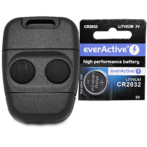 Auto Schlüssel Funk Fernbedienung 1x Gehäuse 2 Tasten + 1x CR2032 Batterie für Land Rover/Rover Auto Schlüssel Funk Fernbedienung 1x Gehäuse 2 Tasten + 1x CR2032 Batterie für Land Rover/Rover von mt key