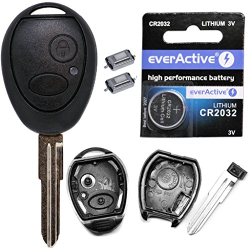 Repair Reparatur Satz Gehäuse Funkschlüssel Fernbedienung Autoschlüssel 2X Mikrotaster 1x CR2032 Batterie für Land Rover/Rover/MG Repair Reparatur Satz Gehäuse Funkschlüssel Fernbedienung Autoschlüssel 2X Mikrotaster 1x CR2032 Batterie für Land Rover/Rover/MG von mt key