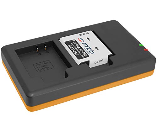 Akku + Dual-Ladegerät (USB) Typ DB-110 DB110 kompatibel mit Ricoh GR III, G900(SE) / WG-6 von mtb more energy