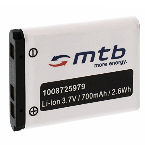 Ersatz-Akku D-Li63 für Pentax Optio L30, L40, M30, M40, T30, V10, W30 (Siehe Liste) von mtb more energy