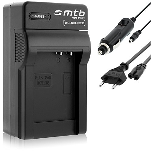 Ladegerät DMW-BCM13 kompatibel mit Panasonic Lumix DMC-FT5 TZ37 TZ40 TZ41 TS5 ZS30 von mtb more energy