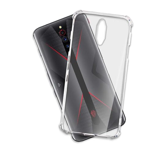 mtb more energy® Case Soft Armor kompatibel mit ZTE Nubia Red Magic 5G (6.65'') - Anti Shock Verstärkung - 1,5mm TPU - Schutz-Hülle Cover Tasche Handyhülle von mtb more energy