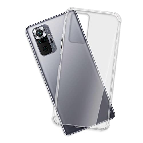 mtb more energy® Case Soft Armor kompatibel mit Xiaomi Redmi Note 10 Pro, Pro Max (6.67'') - verstärkte Ecken - Kameraschutz - 1,5mm TPU - Schutz-Hülle Cover Tasche Handyhülle von mtb more energy