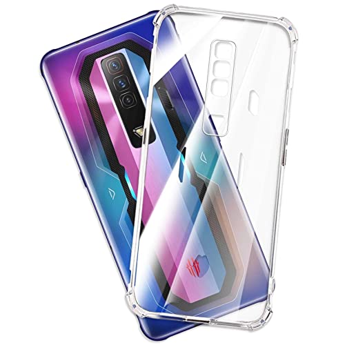 mtb more energy® Case Soft Armor kompatibel mit ZTE Nubia Red Magic 7 (6.8'') - verstärkte Ecken - Kameraschutz - 1,5mm TPU - Schutz-Hülle Cover Handyhülle von mtb more energy