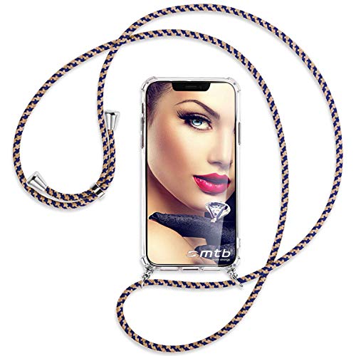 mtb more energy® Handykette kompatibel mit Google Pixel 8A - Royal - Smartphone Hülle zum Umhängen - Anti Shock Full TPU Case von mtb more energy