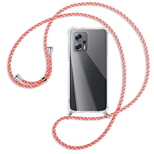 mtb more energy® Handykette kompatibel mit Xiaomi Poco X4 GT - Pastel Dream - Smartphone Hülle zum Umhängen - Anti Shock Full TPU Case von mtb more energy