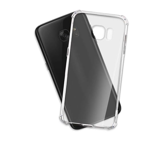 mtb more energy® Hülle Crystal Armor kompatibel mit Samsung Galaxy S7 (SM-G930, 5.1'') - verstärkte Ecken - Anti Shock Schutzhülle Case Cover Tasche von mtb more energy