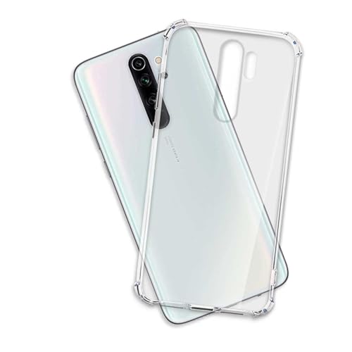 mtb more energy® Hülle Crystal Armor kompatibel mit Xiaomi Redmi Note 8 Pro (6.53'') - verstärkte Ecken - Anti Shock Schutzhülle Case Cover Tasche von mtb more energy