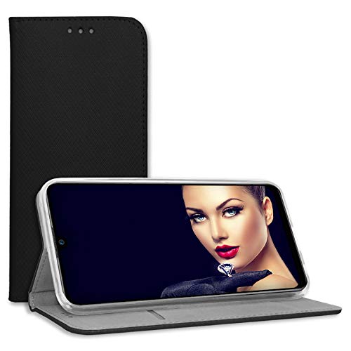 mtb more energy® Klapphülle Smart Magnet kompatibel mit iPhone 11 Pro Max (6.5'') - schwarz - Bookstyle - Klapp-Cover Hülle Wallet Case von mtb more energy