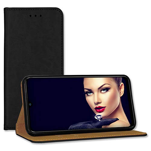 mtb more energy® Schutztasche Business kompatibel mit Xiaomi 11T, 11T Pro (6.67'') - schwarz - seitlich aufklappbar - Schutz Case Wallet Cover Hülle von mtb more energy