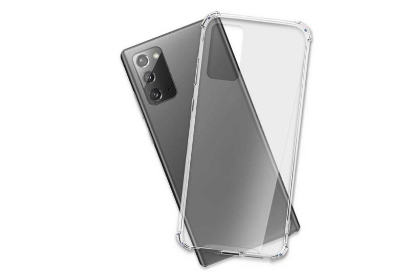 mtb more energy Smartphone-Hülle Clear Armor Case für Samsung Galaxy Note20 4G/5G, Transparente TPU Schutzhülle Case Backcover mit Anti-Shock Verstärkung von mtb more energy
