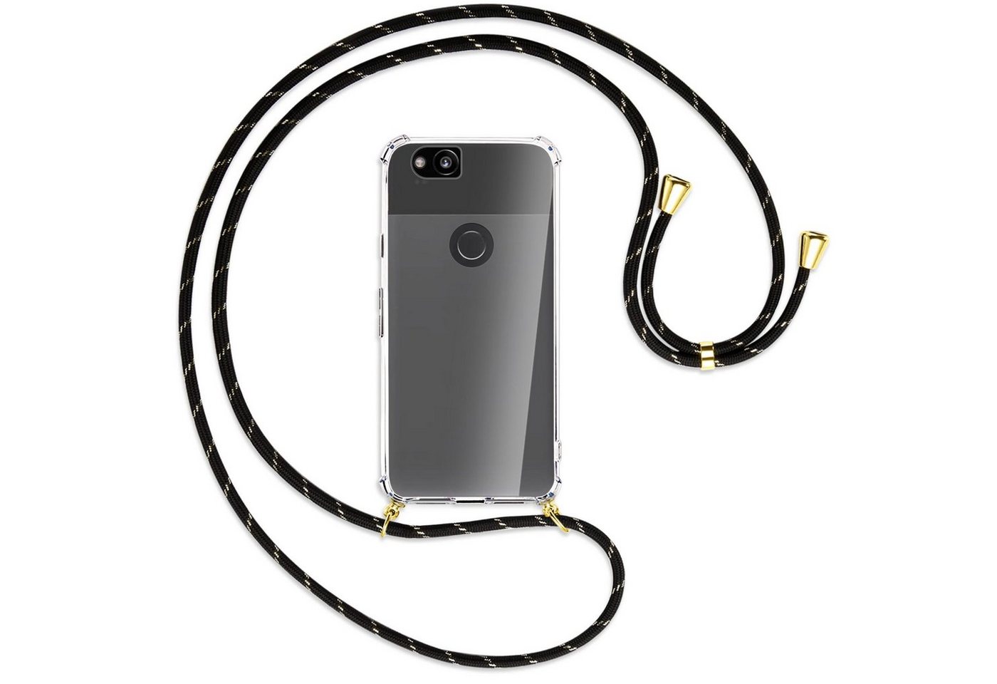 mtb more energy Handykette für Google Pixel 2 (5.0) [G], Umhängehülle mit Band [NC-270-G] von mtb more energy