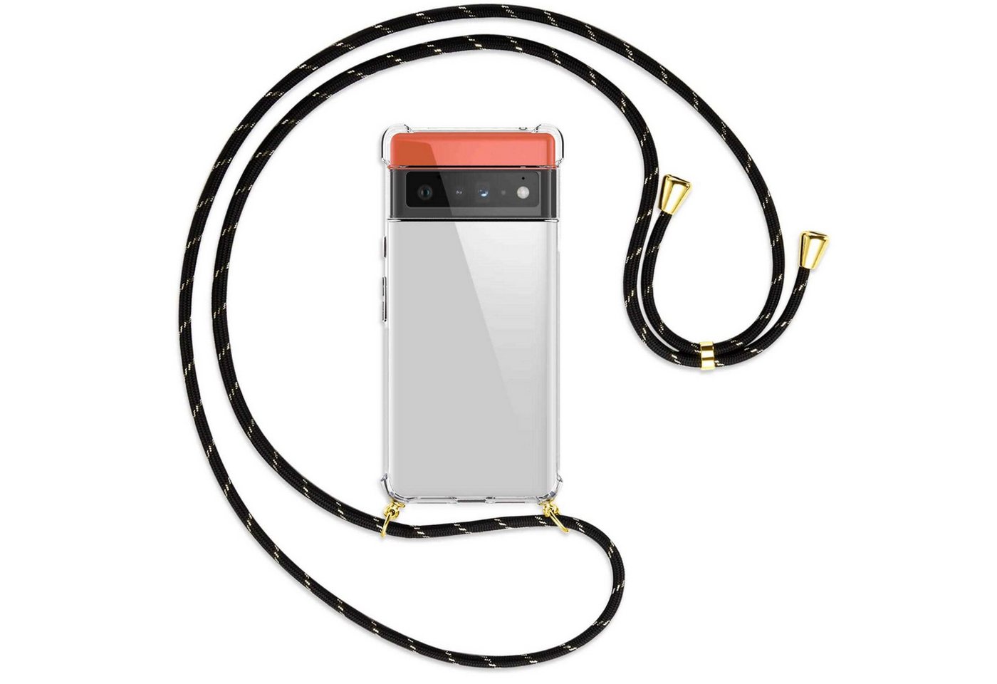 mtb more energy Handykette für Google Pixel 6 Pro (6.67) [G], Umhängehülle mit Band [NC-449-G] von mtb more energy