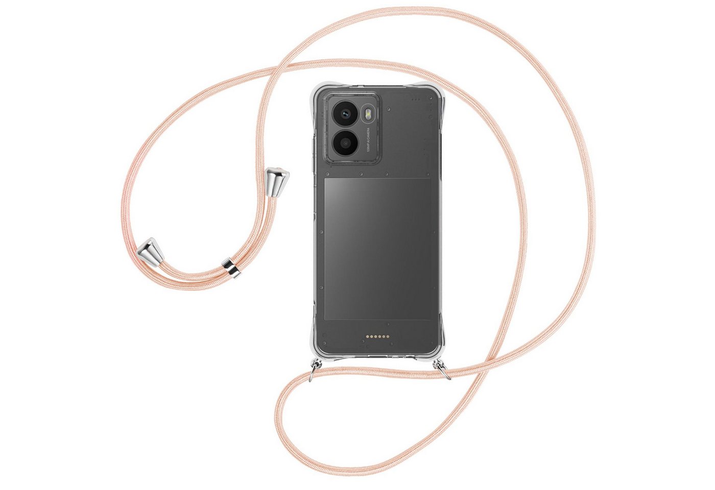 mtb more energy Handykette für HMD Fusion 5G [NC-924-S], Umhängehülle mit Band [NC-924-S] von mtb more energy