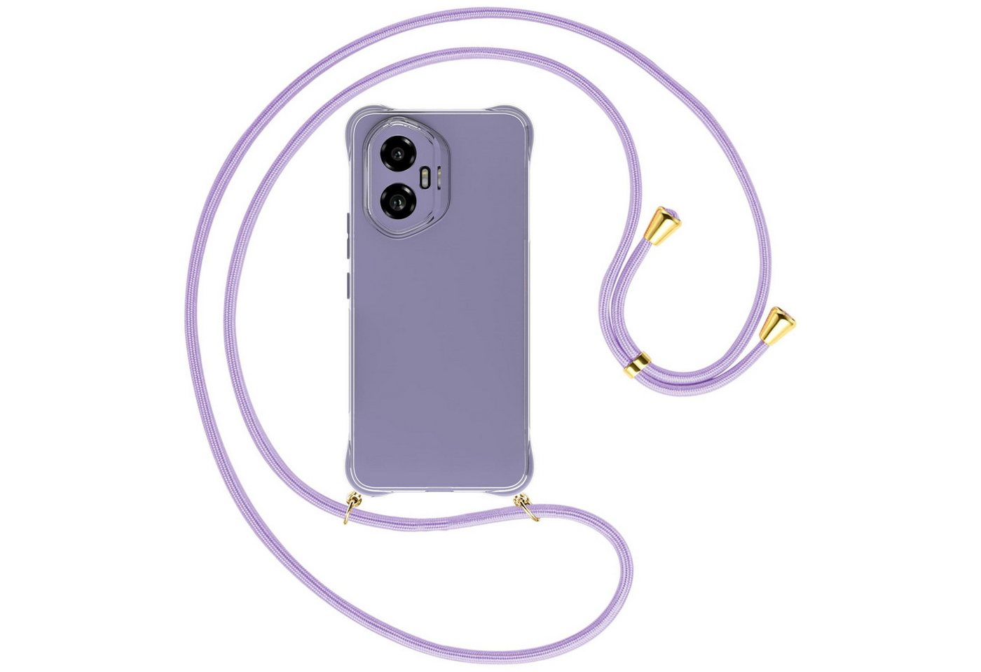 mtb more energy Handykette für Honor 300 5G [NC-942-G], Umhängehülle mit Band [NC-942-G] von mtb more energy