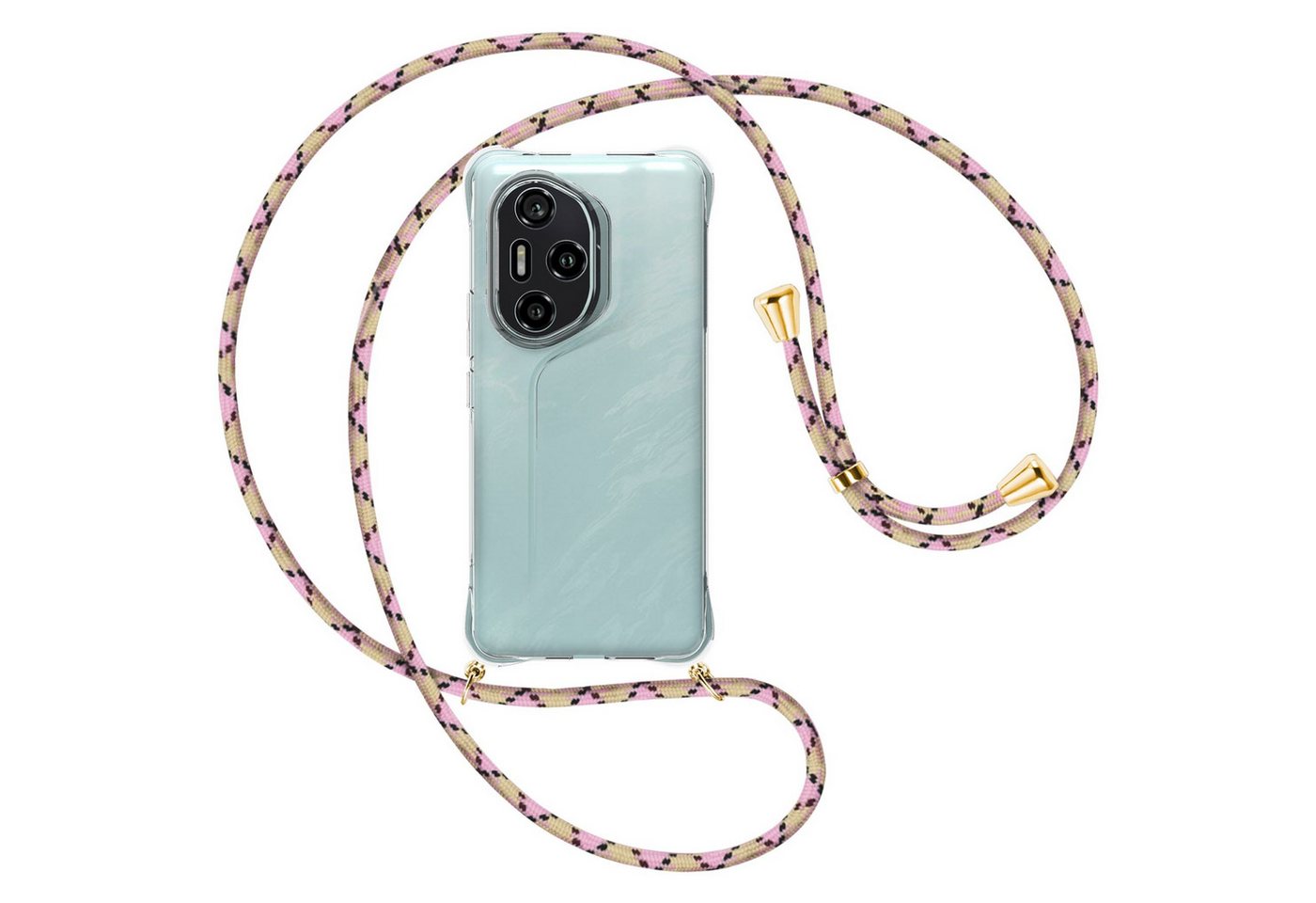 mtb more energy Handykette für Honor 300 Pro 5G [NC-943-G], Umhängehülle mit Band [NC-943-G] von mtb more energy