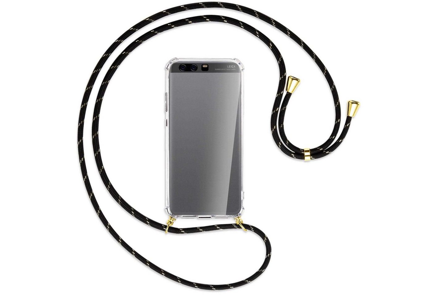 mtb more energy Handykette für Huawei P10 Plus (VKY-L09,L29, 5.5) [G], Umhängehülle mit Band [NC-075-G] von mtb more energy