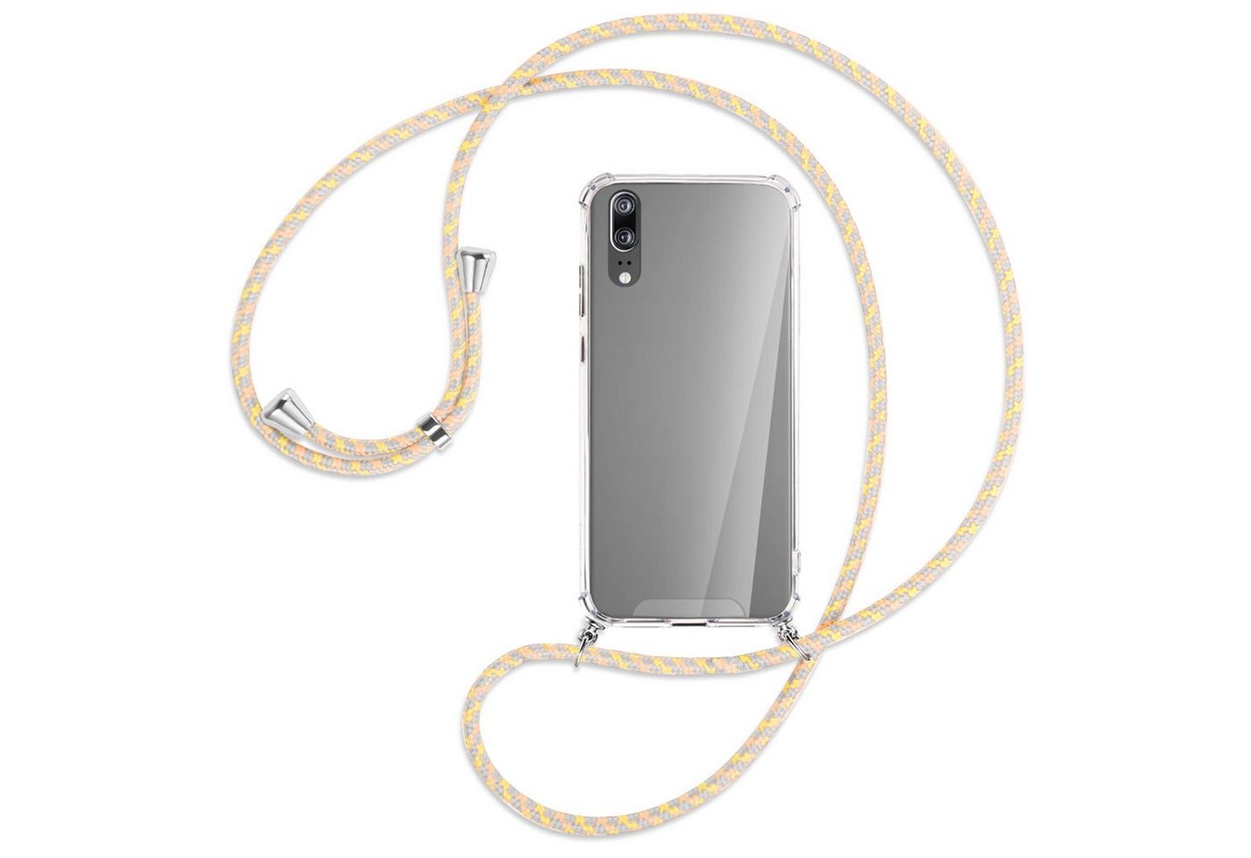 mtb more energy Handykette für Huawei P20 (EML-L09,L29, 5.8) [S], Umhängehülle mit Band [NC-009-S] von mtb more energy