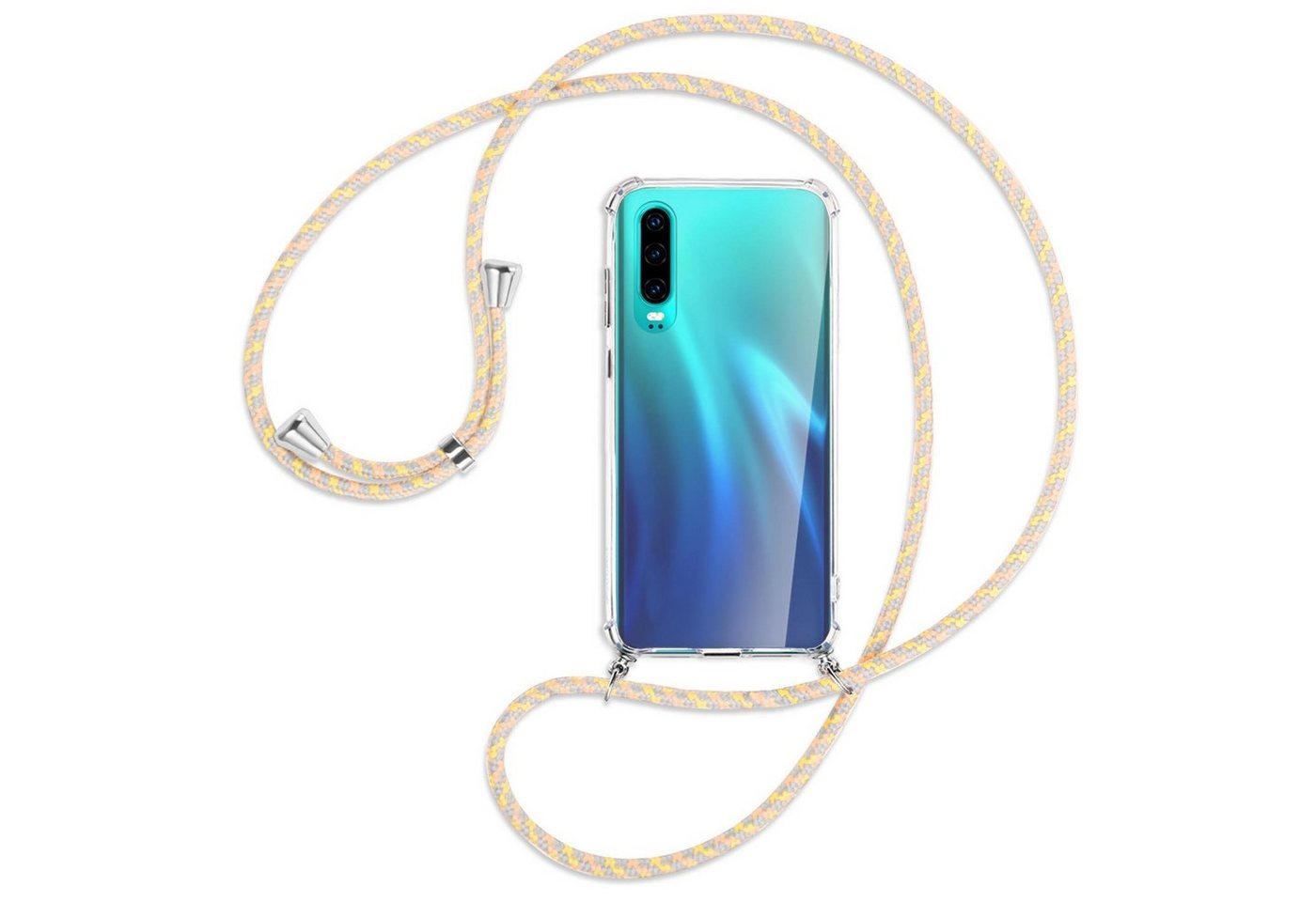 mtb more energy Handykette für Huawei P30 (ELE-L09,L29, 6.1) [S], Umhängehülle mit Band [NC-018-S] von mtb more energy