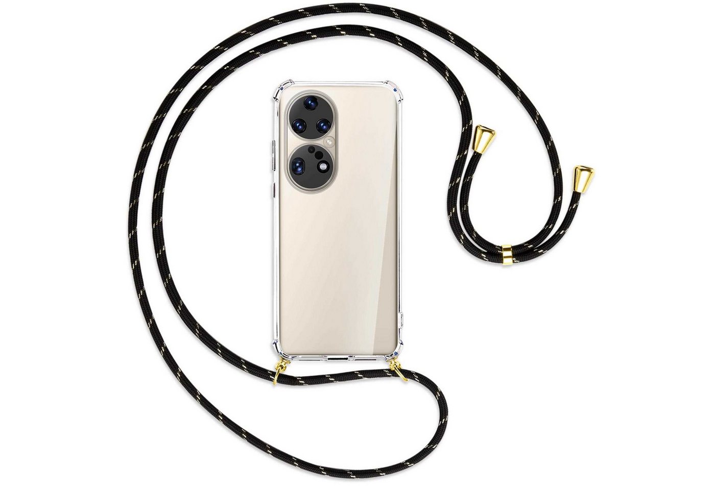 mtb more energy Handykette für Huawei P50 Pro [NC-442-G], Umhängehülle mit Band [NC-442-G] von mtb more energy