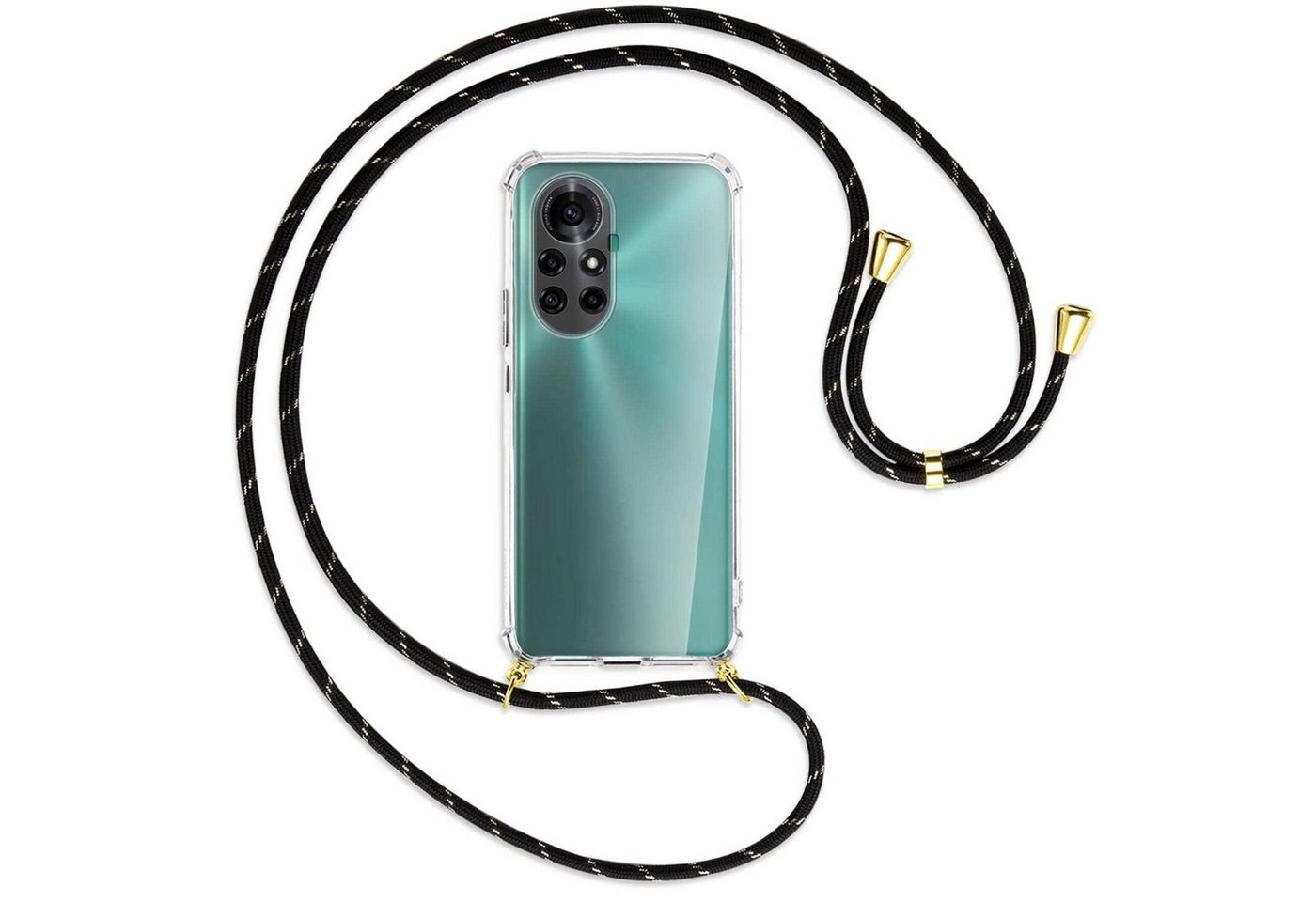 mtb more energy Handykette für Huawei nova 8 Pro 5G (BRQ-AN00, 6.72) [G], Umhängehülle mit Band [NC-378-G] von mtb more energy