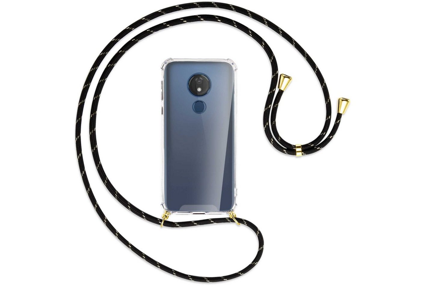 mtb more energy Handykette für Lenovo / Motorola Moto G7 Power (6.2) [G], Umhängehülle mit Band [NC-053-G] von mtb more energy