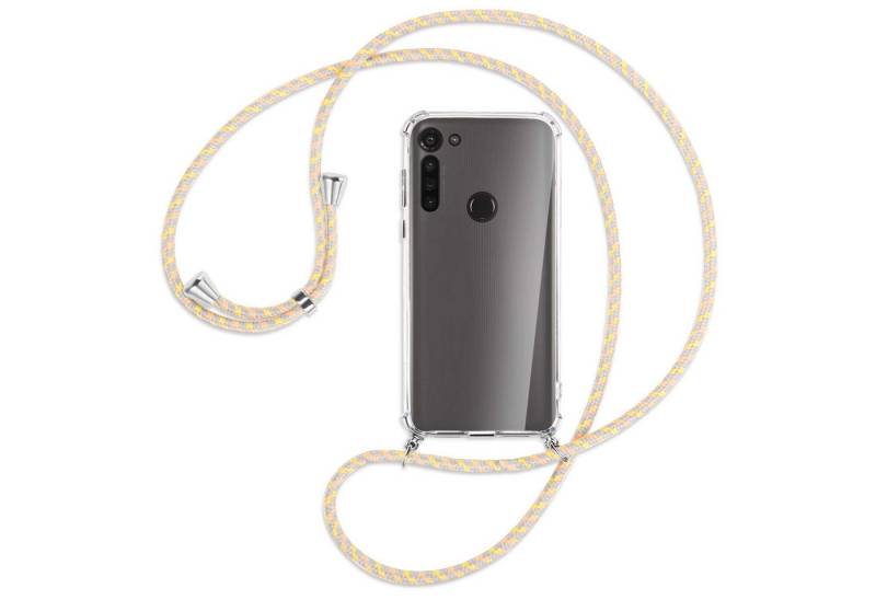 mtb more energy Handykette für Motorola Moto G8 Power [NC-161-S], Umhängehülle mit Band [NC-161-S] von mtb more energy