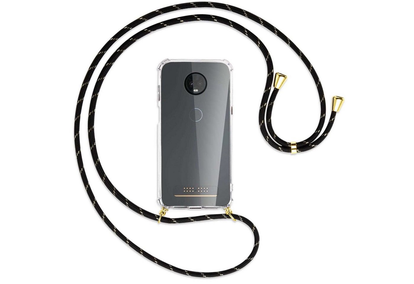 mtb more energy Handykette für Lenovo / Motorola Moto Z3 Play (6.01) [G], Umhängehülle mit Band [NC-069-G] von mtb more energy