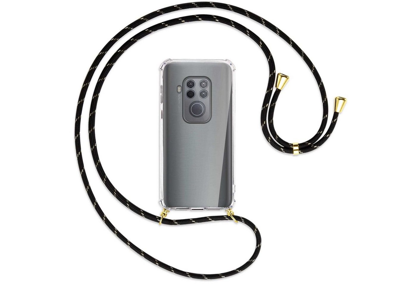 mtb more energy Handykette für Lenovo / Motorola One Zoom, One Pro (6.39) [G], Umhängehülle mit Band [NC-191-G] von mtb more energy