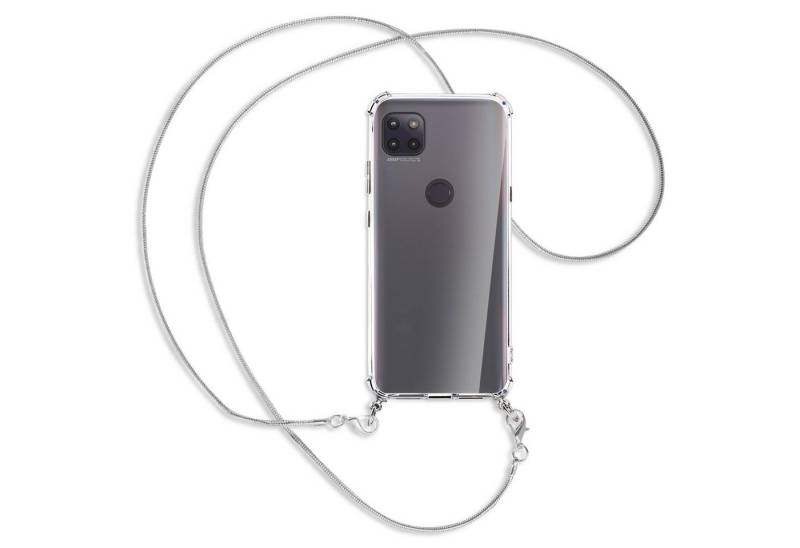 mtb more energy Handykette für Motorola Moto G 5G (6.7) [MK], Umhängehülle mit Metallkette [NC-340-MK] von mtb more energy