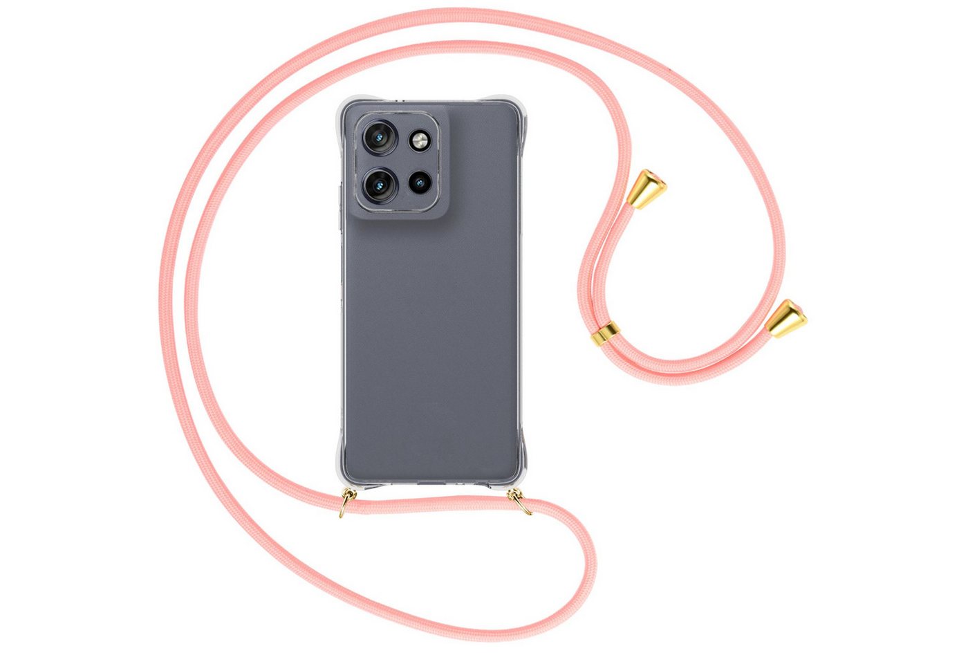 mtb more energy Handykette für Motorola Moto G Power 5G (2025) [NC-934-G], Umhängehülle mit Band [NC-934-G] von mtb more energy