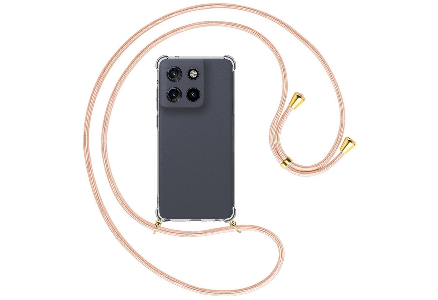 mtb more energy Handykette für Motorola Moto G Stylus 5G (2025) [NC-946-G], Umhängehülle mit Band [NC-946-G] von mtb more energy
