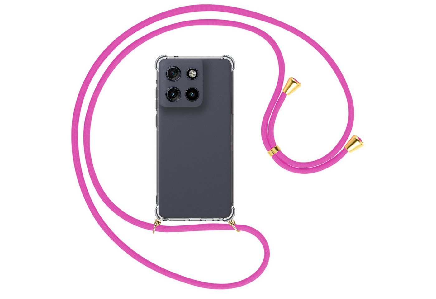 mtb more energy Handykette für Motorola Moto G Stylus 5G (2025) [NC-946-G], Umhängehülle mit Band [NC-946-G] von mtb more energy