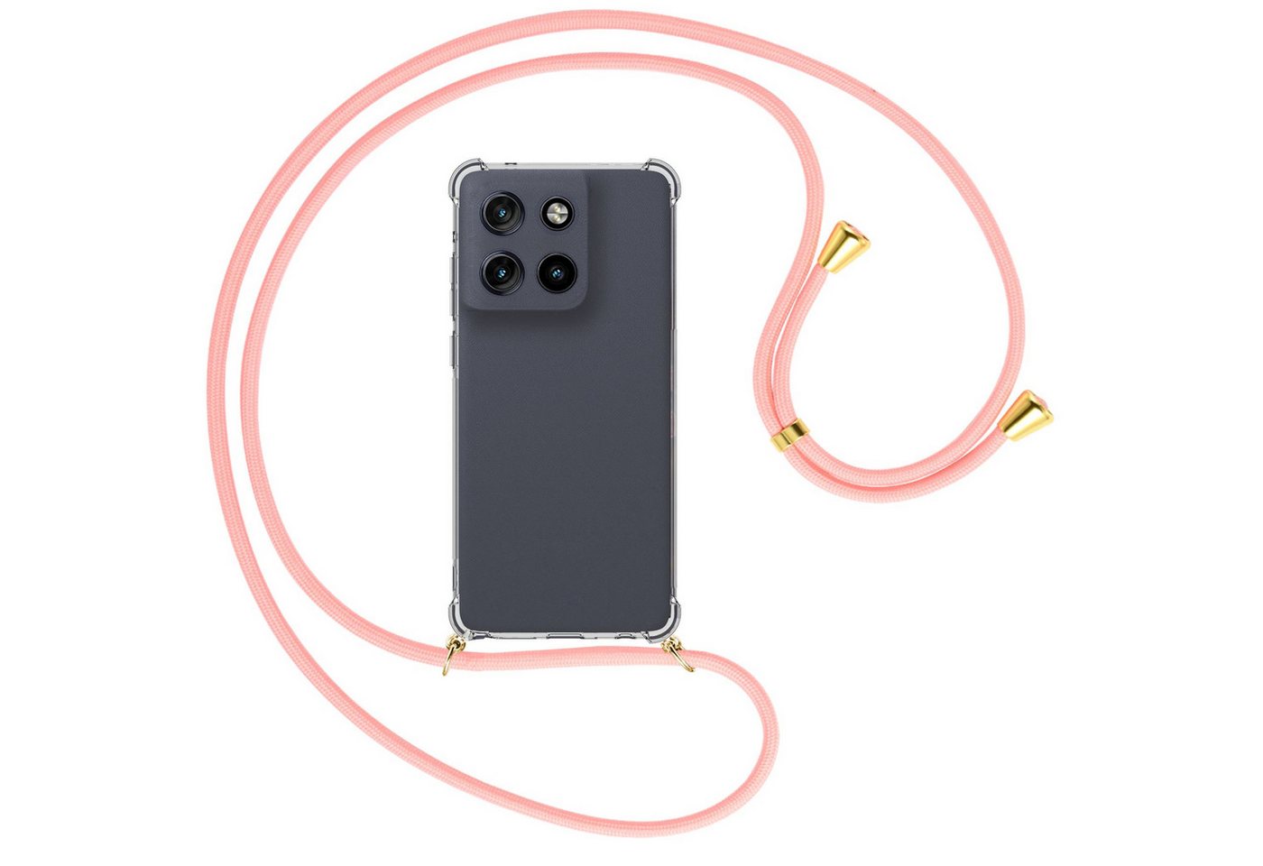 mtb more energy Handykette für Motorola Moto G Stylus 5G (2025) [NC-946-G], Umhängehülle mit Band [NC-946-G] von mtb more energy