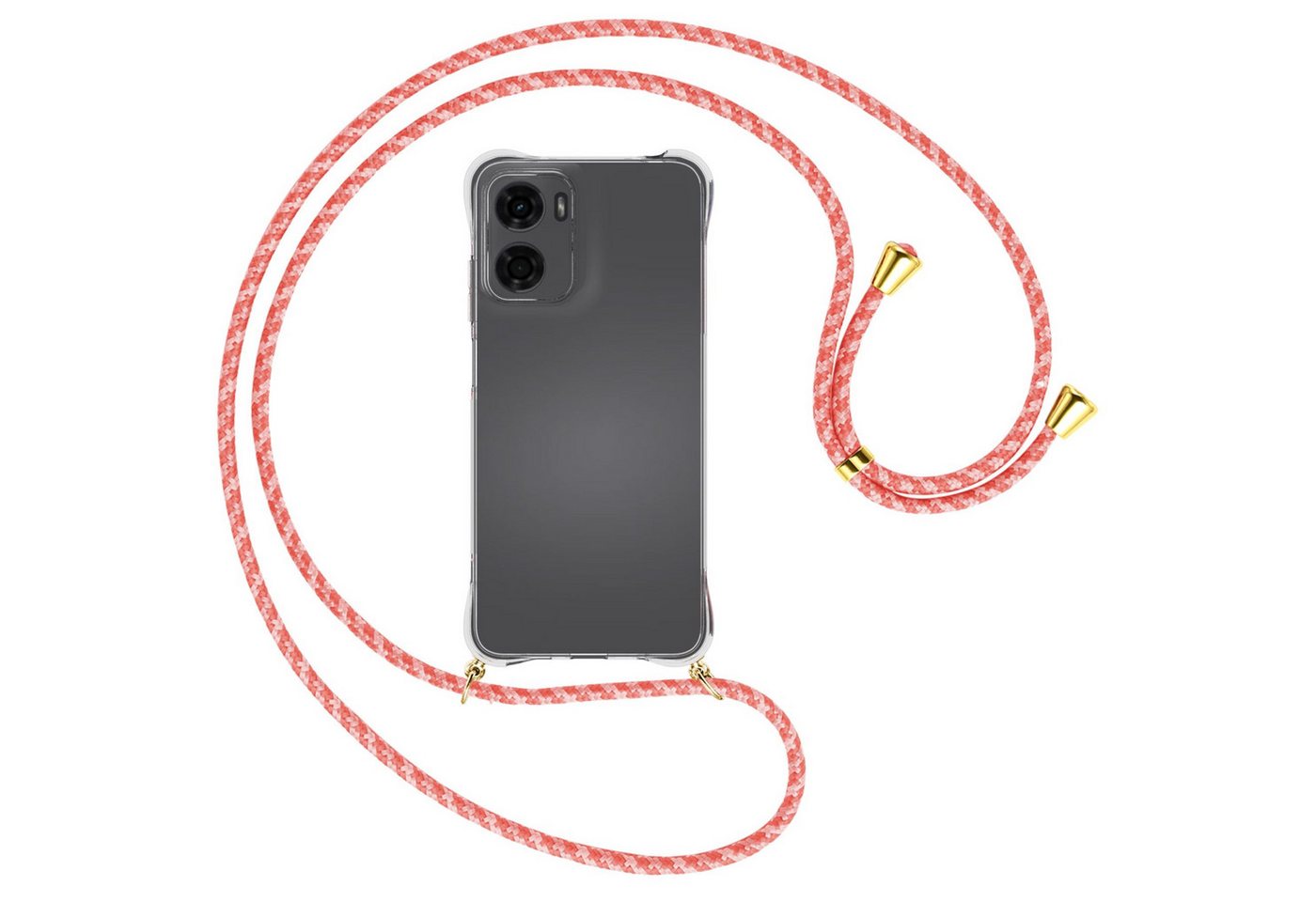 mtb more energy Handykette für Motorola Moto G05 [NC-944-G], Umhängehülle mit Band [NC-944-G] von mtb more energy