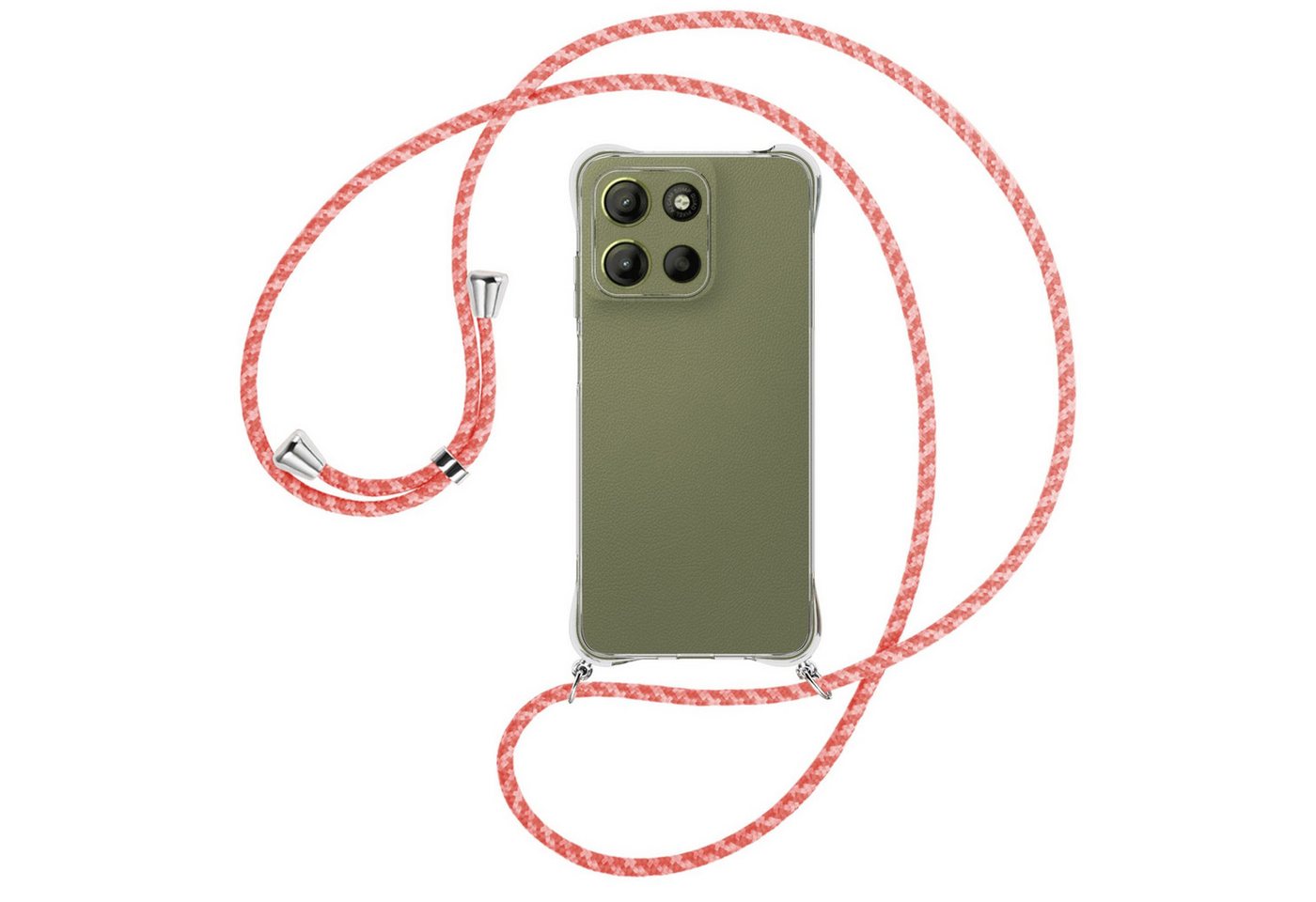 mtb more energy Handykette für Motorola Moto G15 [NC-945-S], Umhängehülle mit Band [NC-945-S] von mtb more energy