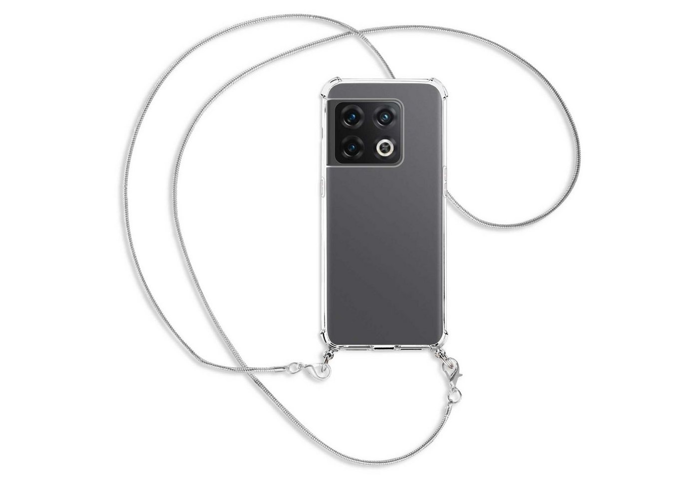 mtb more energy Handykette für OnePlus 10 Pro 5G (6.7) [MK], Umhängehülle mit Metallkette [NC-508-MK] von mtb more energy