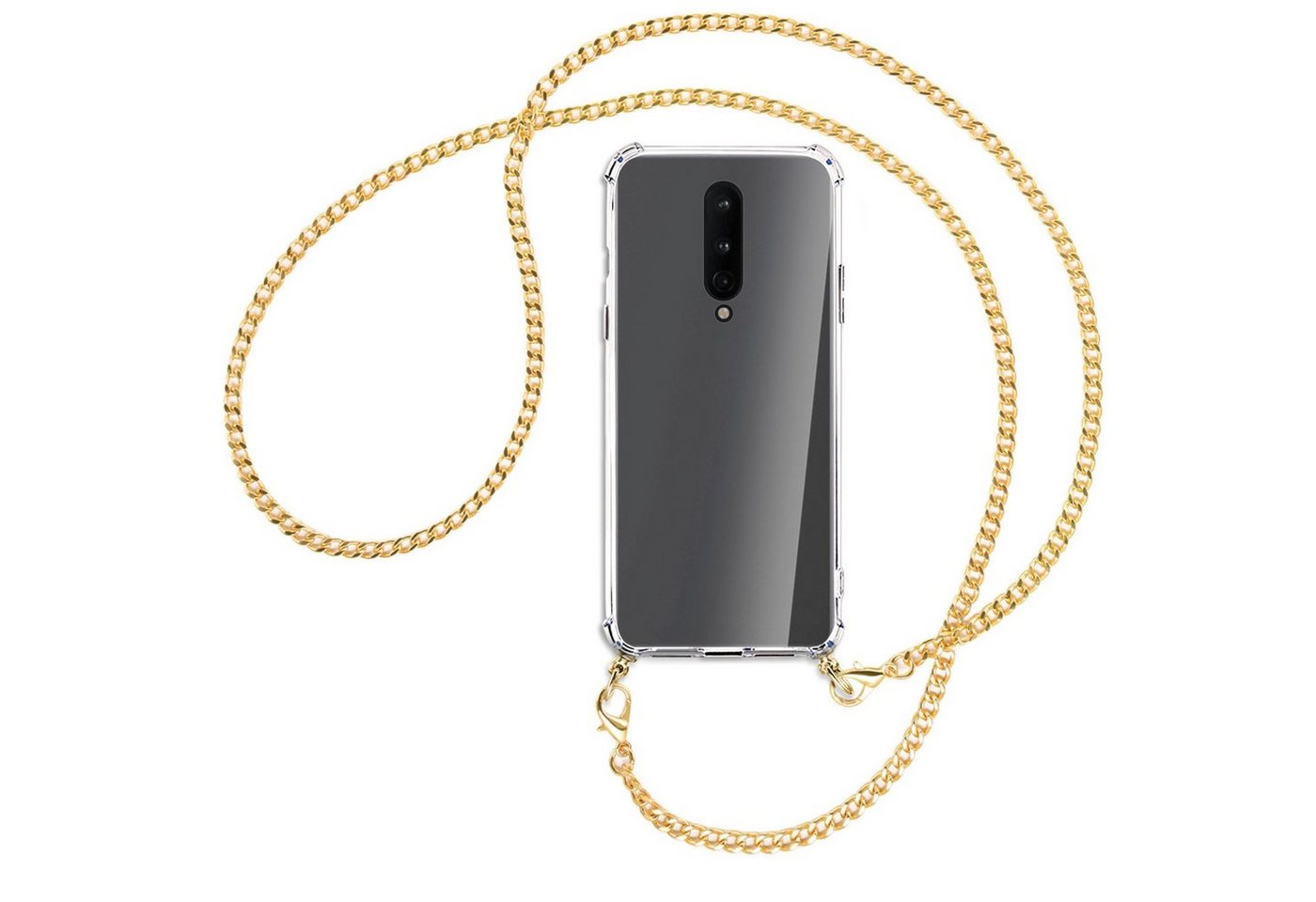 mtb more energy Handykette für OnePlus 8 (6.55) [MK], Umhängehülle mit Metallkette [NC-284-MK] von mtb more energy