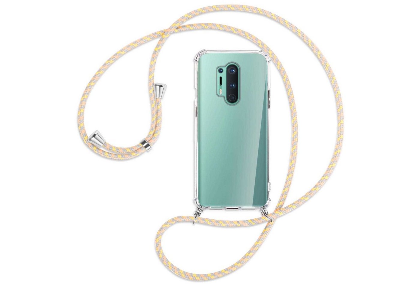 mtb more energy Handykette für OnePlus 8 Pro (6.78) [S], Umhängehülle mit Band [NC-201-S] von mtb more energy